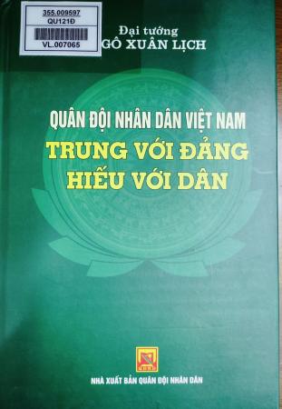 Quân đội nhân dân Việt Nam trung với Đảng hiếu với dân