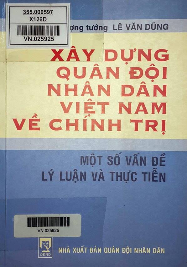 Xây dựng Quân đội nhân dân Việt Nam về chính trị