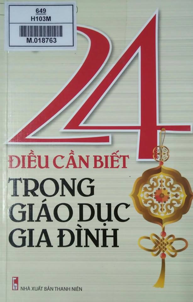24 điều cần biết trong giáo dục gia đình