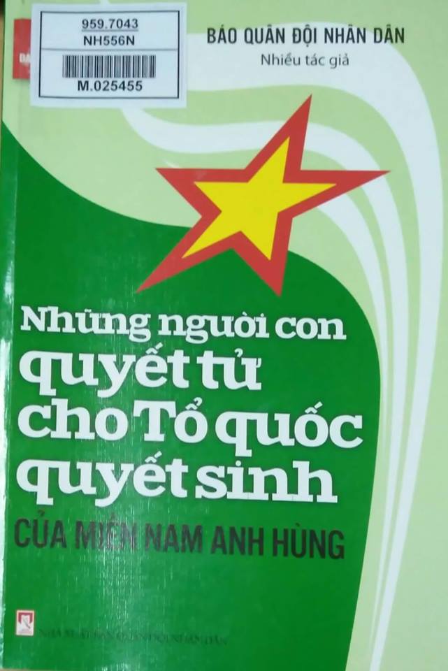 Những người con quyết tử cho tổ quốc quyết sinh của miền nam anh hùng