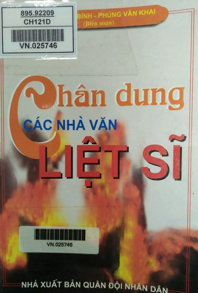 Chân dung các nhà văn liệt sĩ