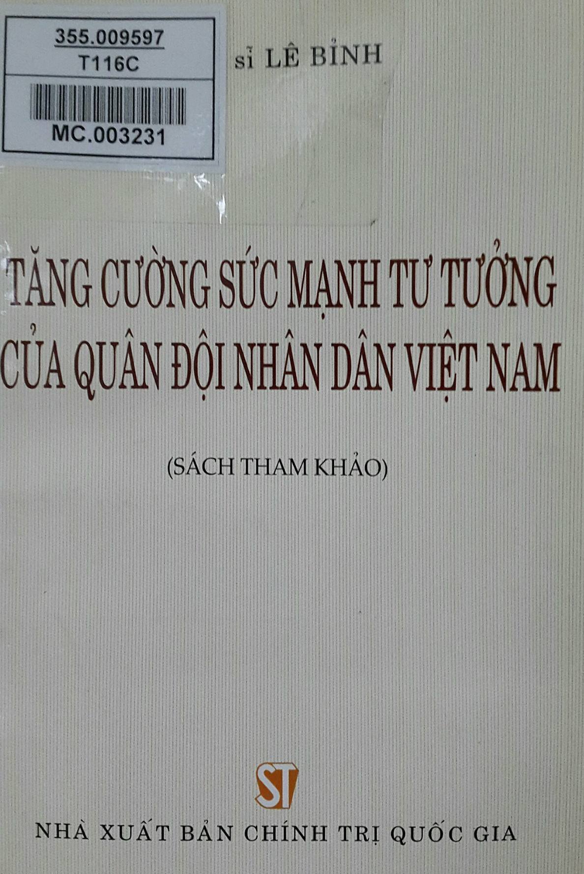 Tăng cường sức mạnh tư tưởng của Quân đội nhân dân Việt Nam