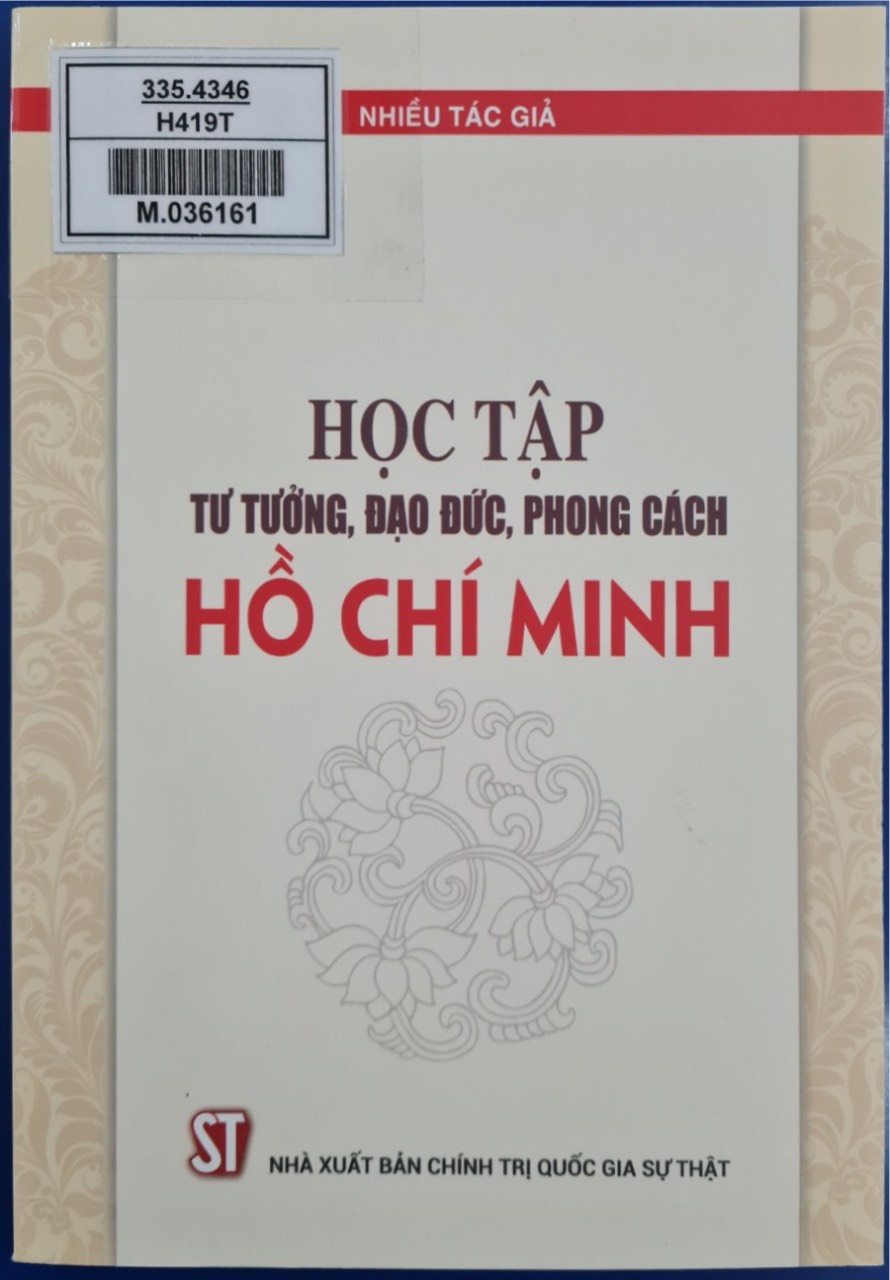 Học tập tư tưởng, đạo đức, phong cách Hồ Chí Minh