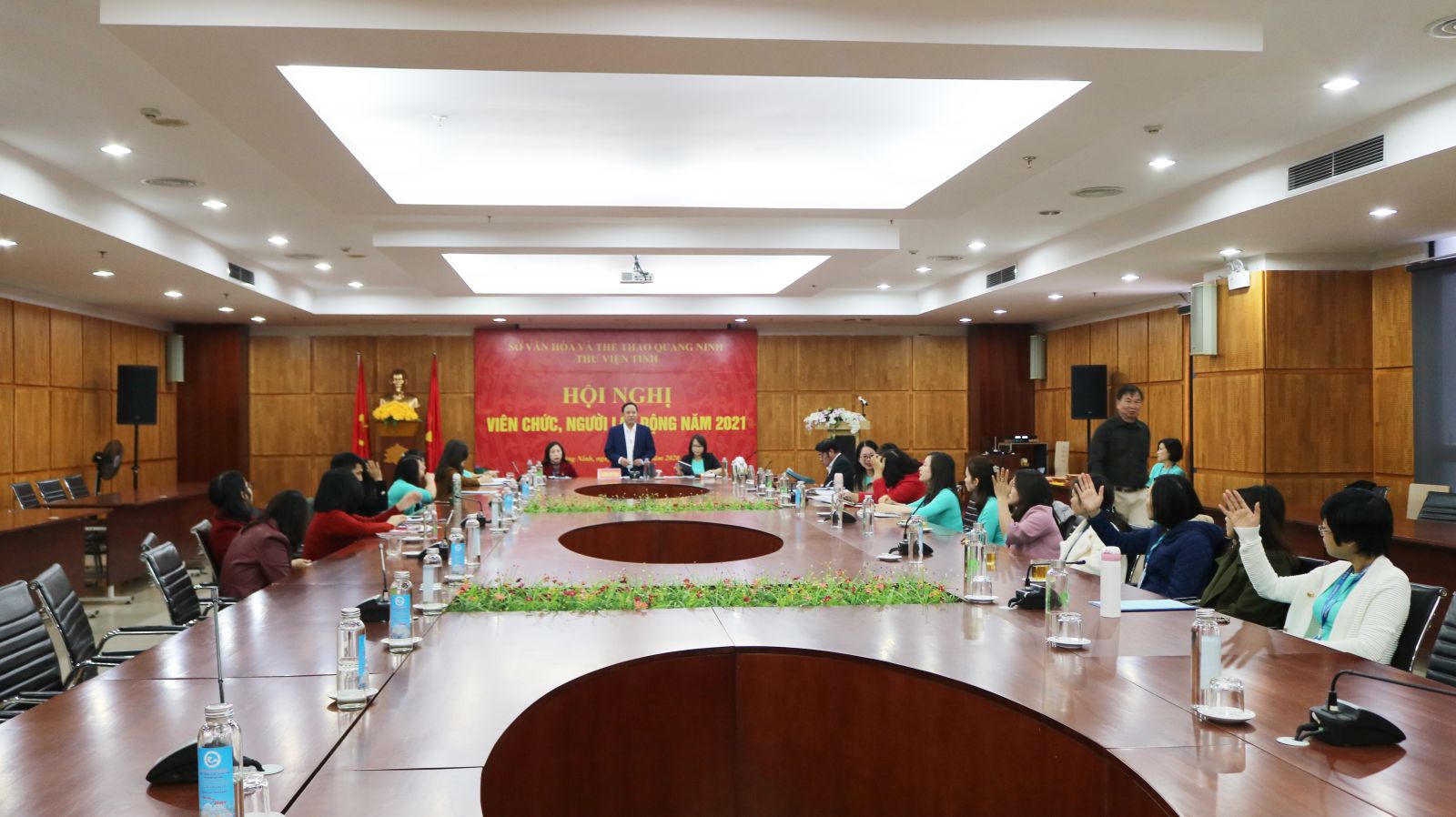 Hội nghị viên chức và người lao động Thư viện tỉnh Quảng Ninh năm 2021