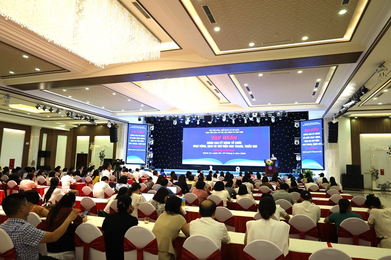 Tập huấn Nâng cao kỹ năng tổ chức hoạt động, dịch vụ thư viện cho thanh thiếu nhi (khu vực miền Bắc)