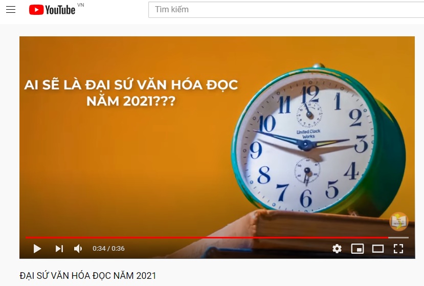 THÔNG BÁO: Về việc bình chọn vòng chung kết Cuộc thi Đại sứ Văn hóa đọc năm 2021 do Bộ Văn hóa, Thể thao và Du lịch tổ chức