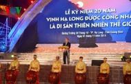 Kỷ niệm 20 năm Di sản Vịnh Hạ Long