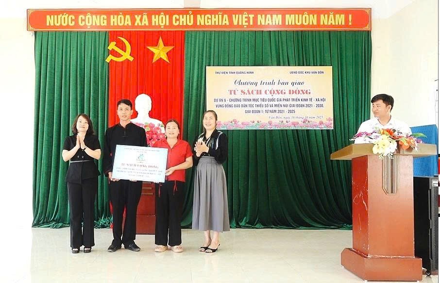 Thư viện tỉnh Quảng Ninh triển khai Dự án 6 (Hỗ trợ xây dựng tủ sách cộng đồng cho các xã vùng đồng bào dân tộc thiểu số và miền núi trên địa bàn tỉnh Quảng Ninh năm 2025)