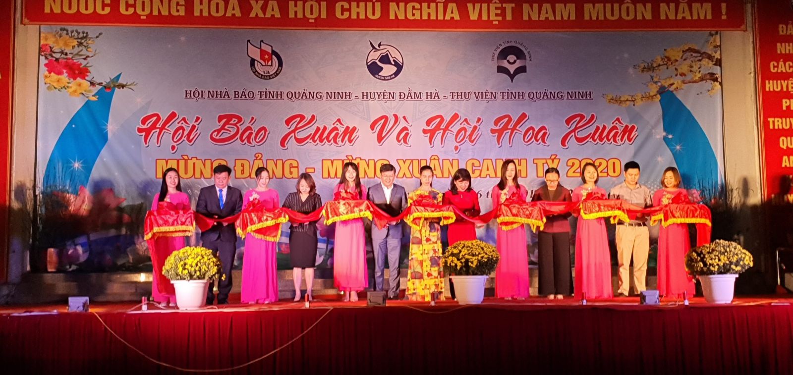 Huyện Đầm Hà: Khai mạc Hội Báo Xuân và Hội Hoa Xuân Canh Tý 2020