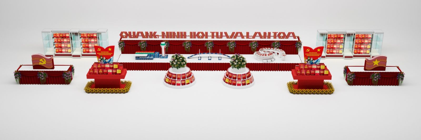 Thư viện tỉnh Quảng Ninh: Tham gia Triển lãm thành tựu phát triển kinh tế - xã hội tỉnh Quảng Ninh chào mừng Đại hội đại biểu Đảng bộ tỉnh Quảng Ninh lần thứ XV.