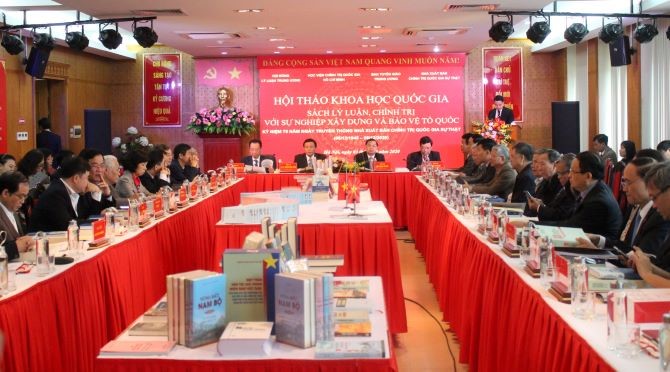 HỘI THẢO KHOA HỌC QUỐC GIA “SÁCH LÝ LUẬN CHÍNH TRỊ VỚI SỰ NGHIỆP XÂY DỰNG VÀ BẢO VỆ TỔ QUỐC”
