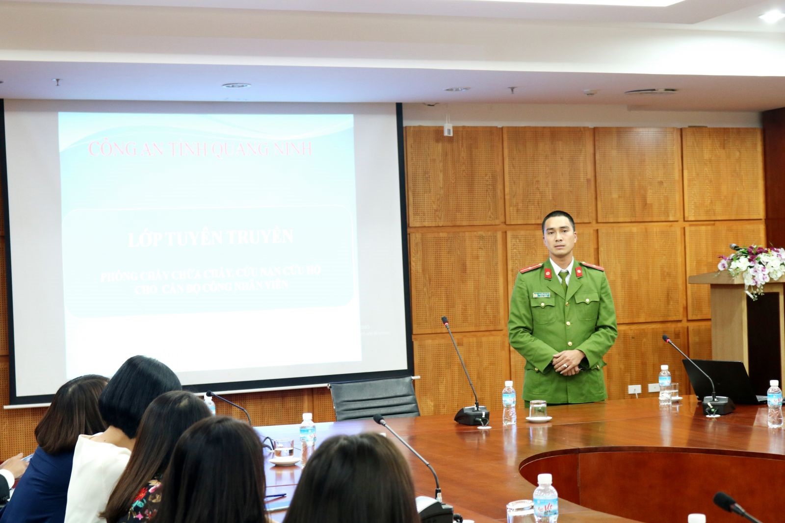 Thư viện tỉnh Quảng Ninh: Tập huấn công tác phòng cháy chữa cháy năm 2019