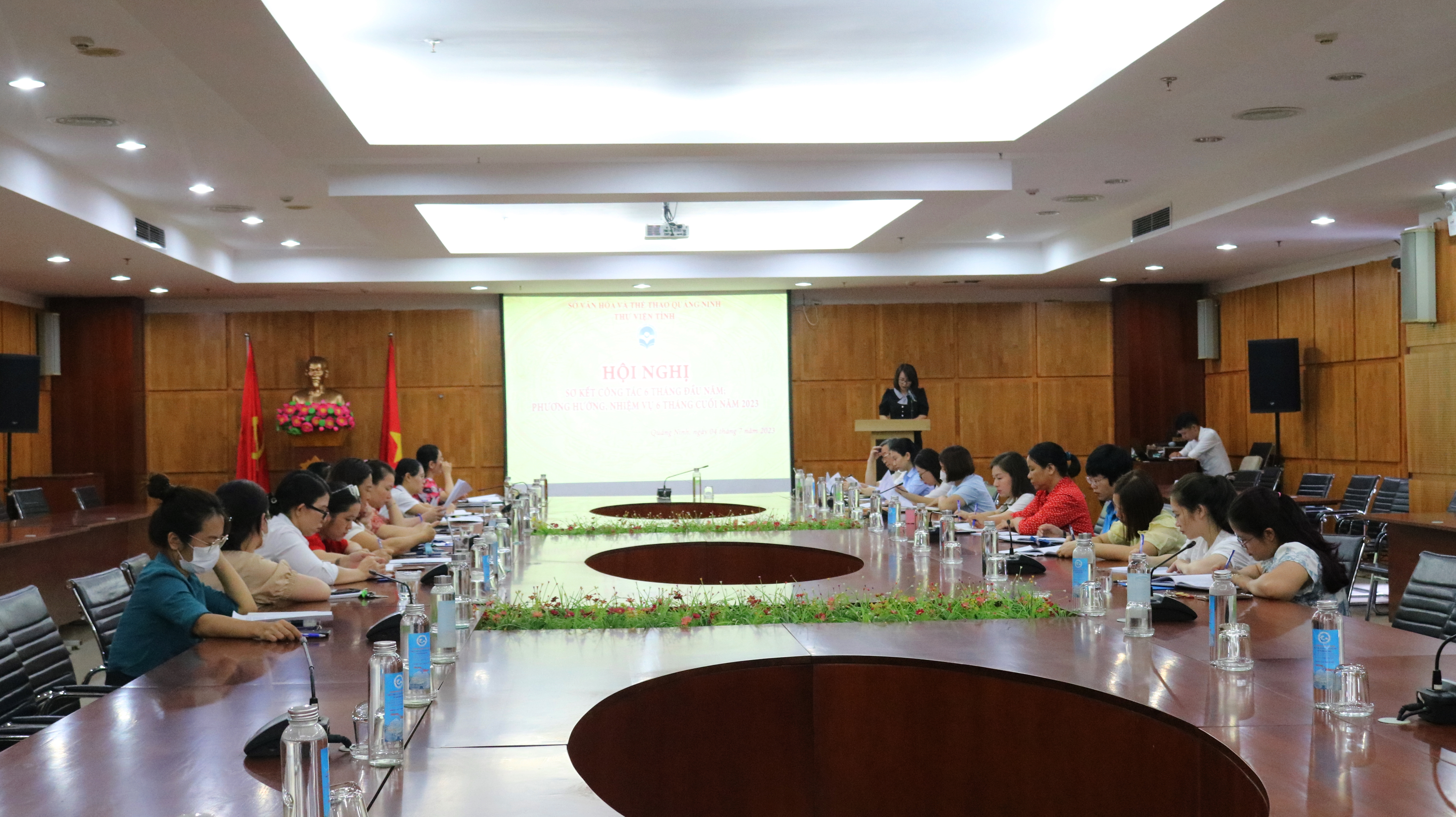Thư viện tỉnh Quảng Ninh tổ chức Hội nghị Sơ kết 6 tháng đầu năm; phương hướng, nhiệm vụ 6 tháng cuối năm 2023.