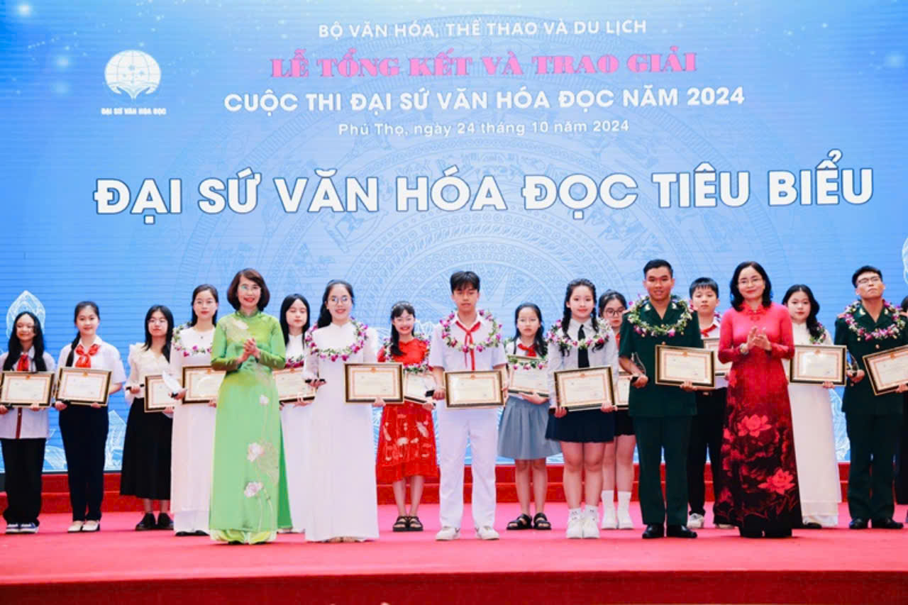 Lễ Tổng kết và trao giải Cuộc thi Đại sứ Văn hóa đọc 2024