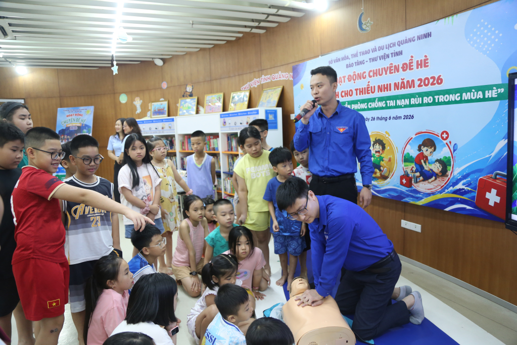Trang bị kỹ năng phòng, chống tai nạn mùa hè cho thiếu nhi