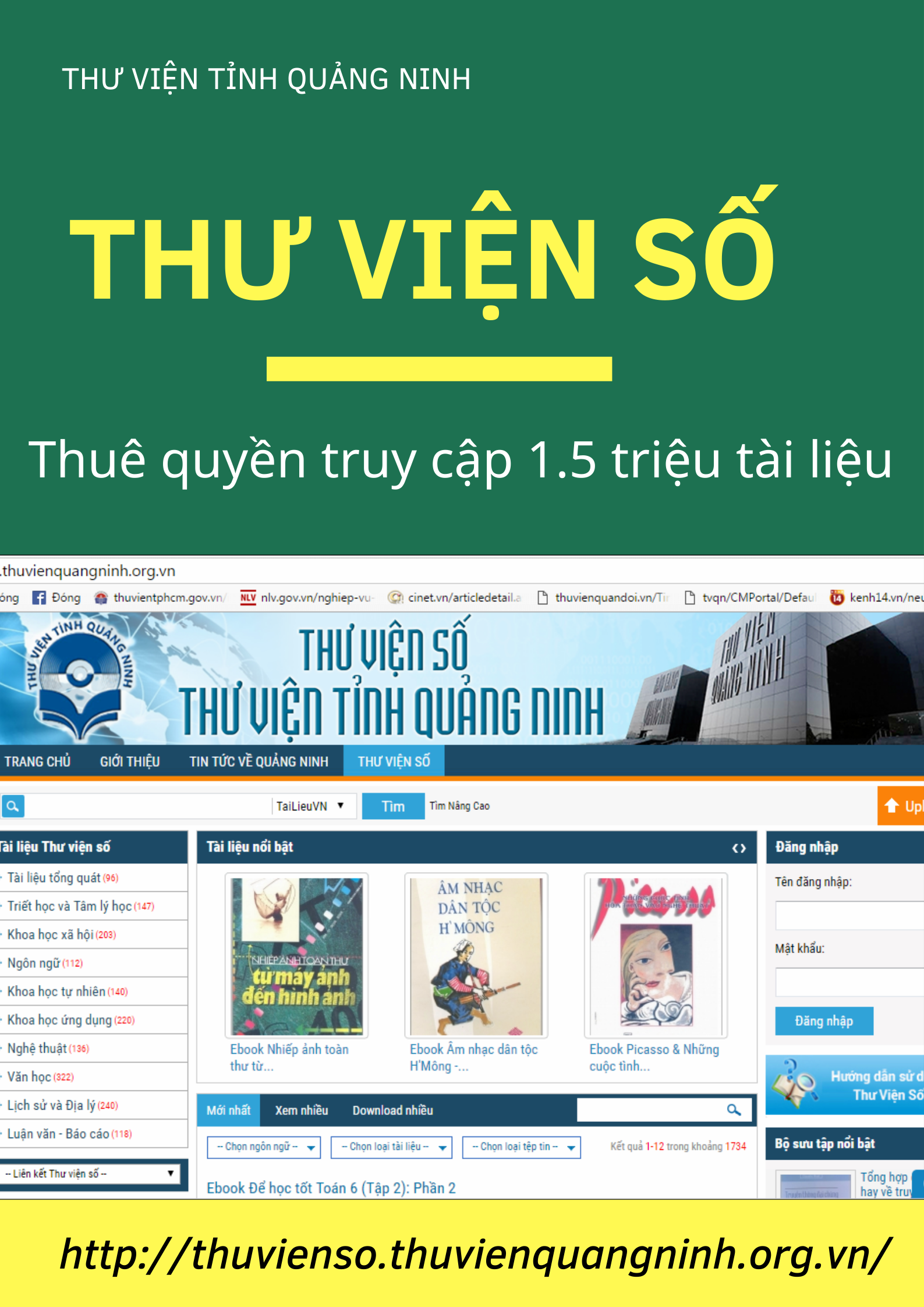 Thư viện tỉnh Quảng Ninh: Giới thiệu phần mềm Thư viện số 